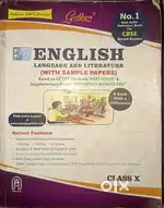 Class X Golden English Language and Literature (with sample papers)