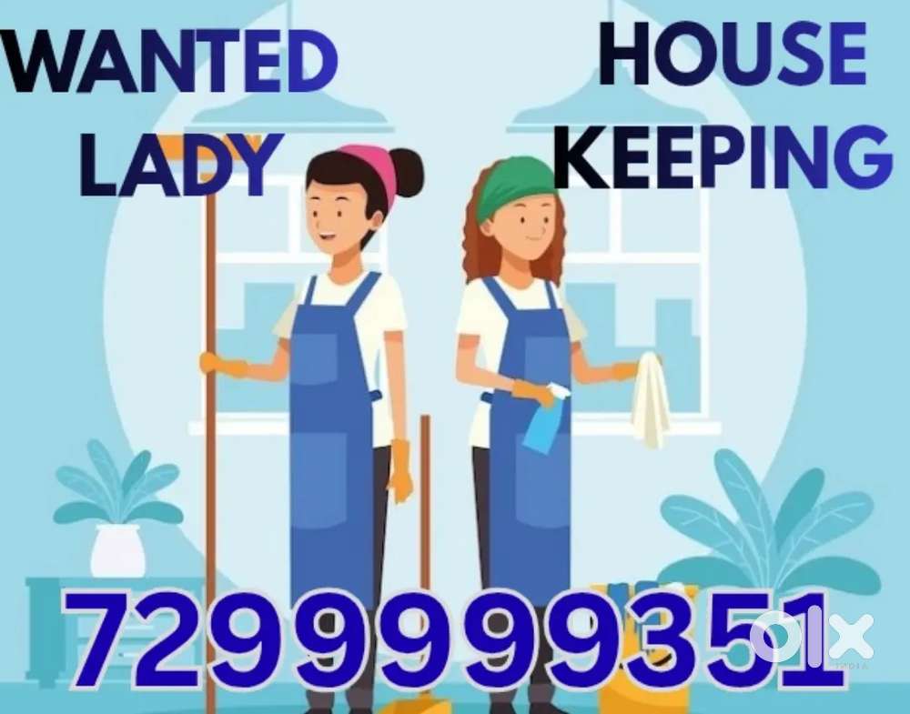 Wanted LADY HOUSE KEEPING STAFF OFFICE @PERUNGALATHUR RAILWAY STATION