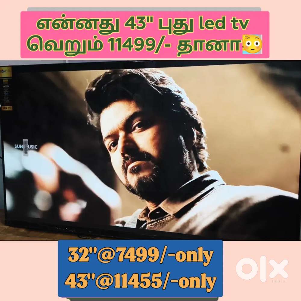 43 inch smart Android led tv just 11344 order now soon _&