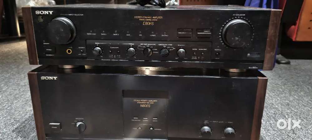 Legendary sony ES series power & pre amplifier's