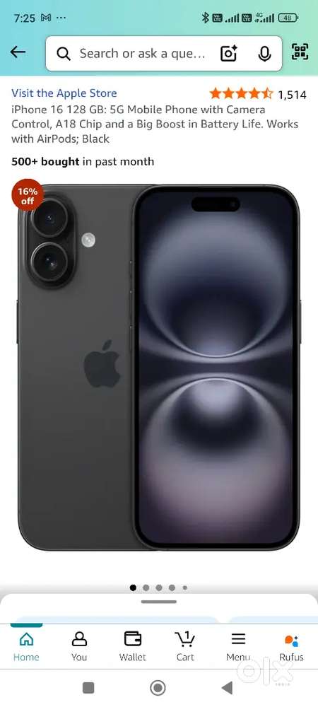 I phone 16  128 gb