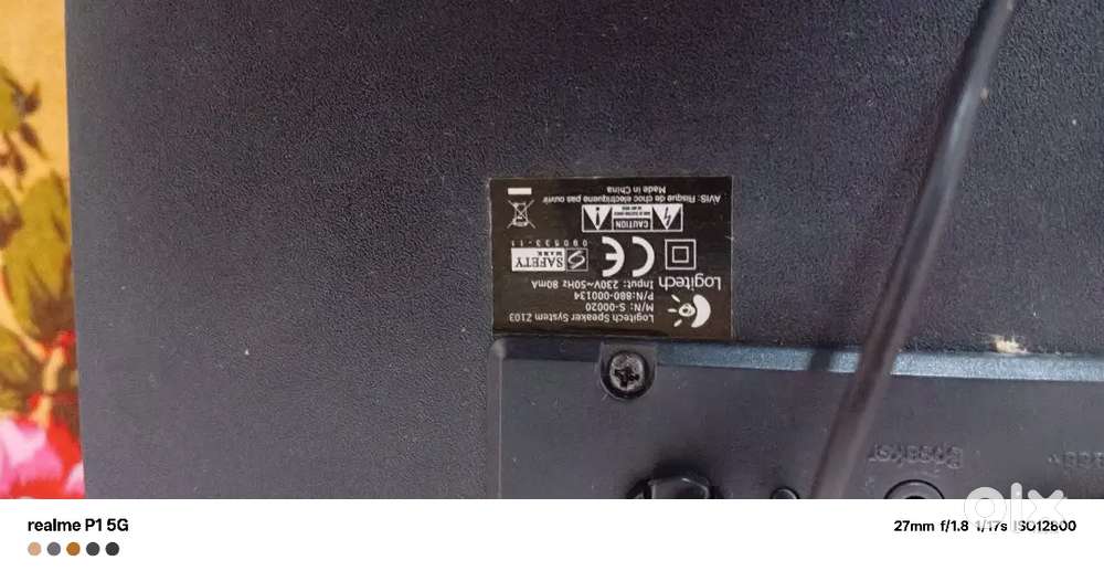 Logitech speaker system