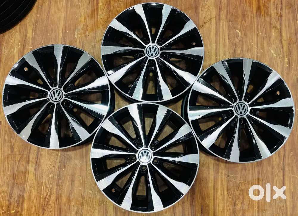 16 inch daimond cut wheels for polo vento virtus taigun slavia kylaq
