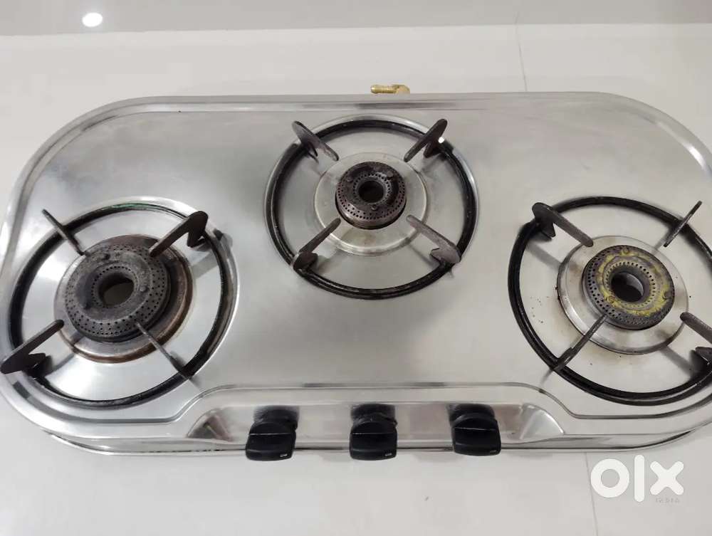 3 burner gas stove