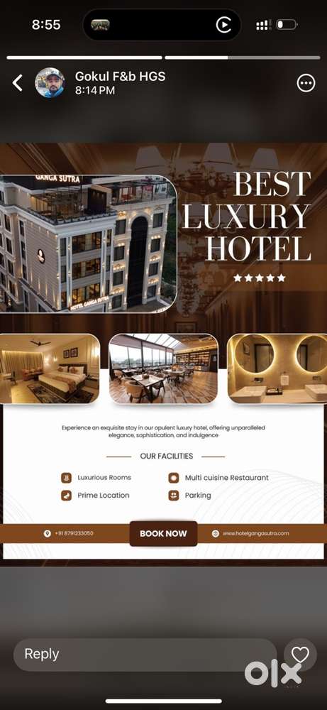 GM required pf luxury botique hotel