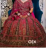 Red Cherry Bridal Lahenga