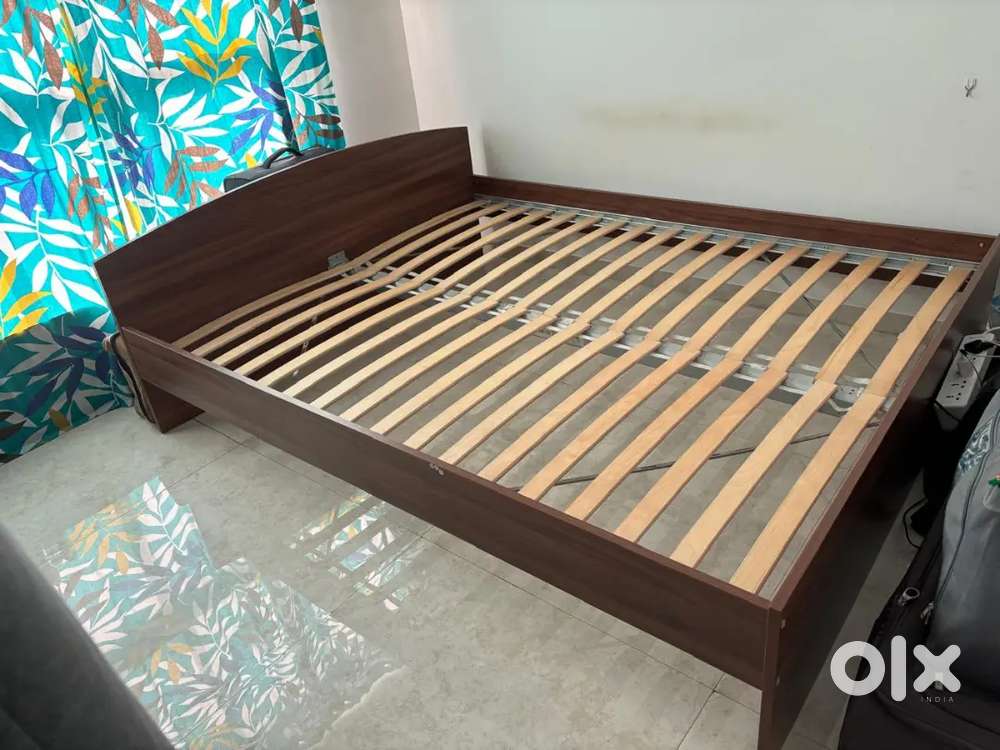 Queen Size Bed with Mattress from IKEA – Excellent Condition