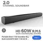 boat Bluetooth soundbar.