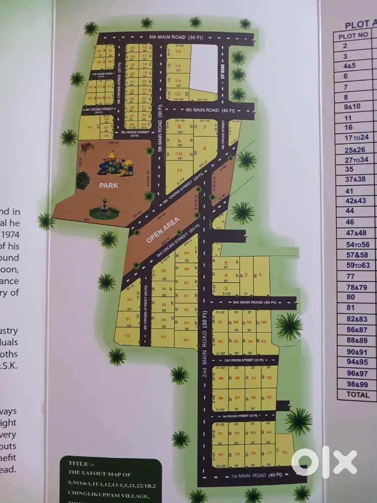 Plot for sale in ayalancheri
