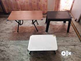 Folding table   Plastic table   Bed Study table(2 yrs old - Excellent condition) near Talwandi Circl...