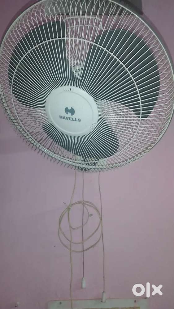 Havells Accelero High Speed 400mm Wall Fan (White Grey)