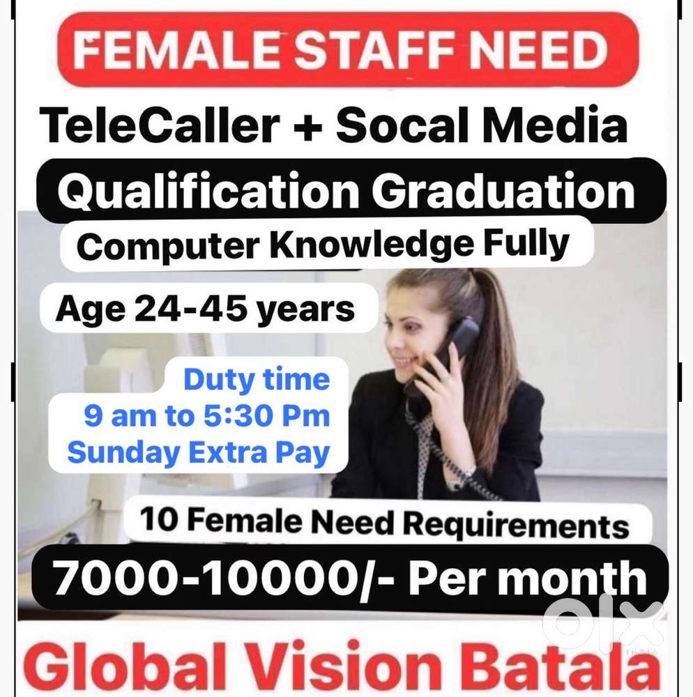 Female telecaller