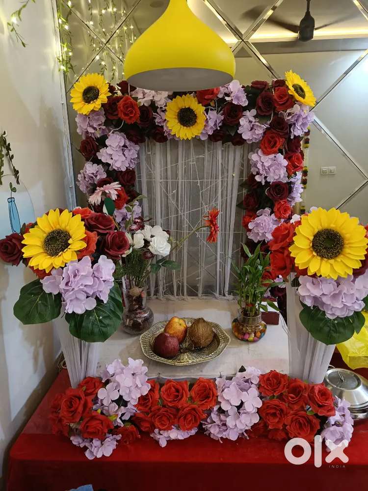 Ganapati decoration makhar