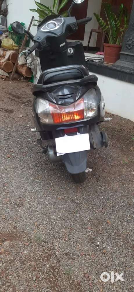 Black scooter