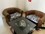 Sofa with table