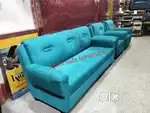 Brand new sofa set 5 seater lite sky blue