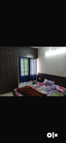 Fully furnished ready to move flat available for rent with fridge also batchlors allowed couple alow...