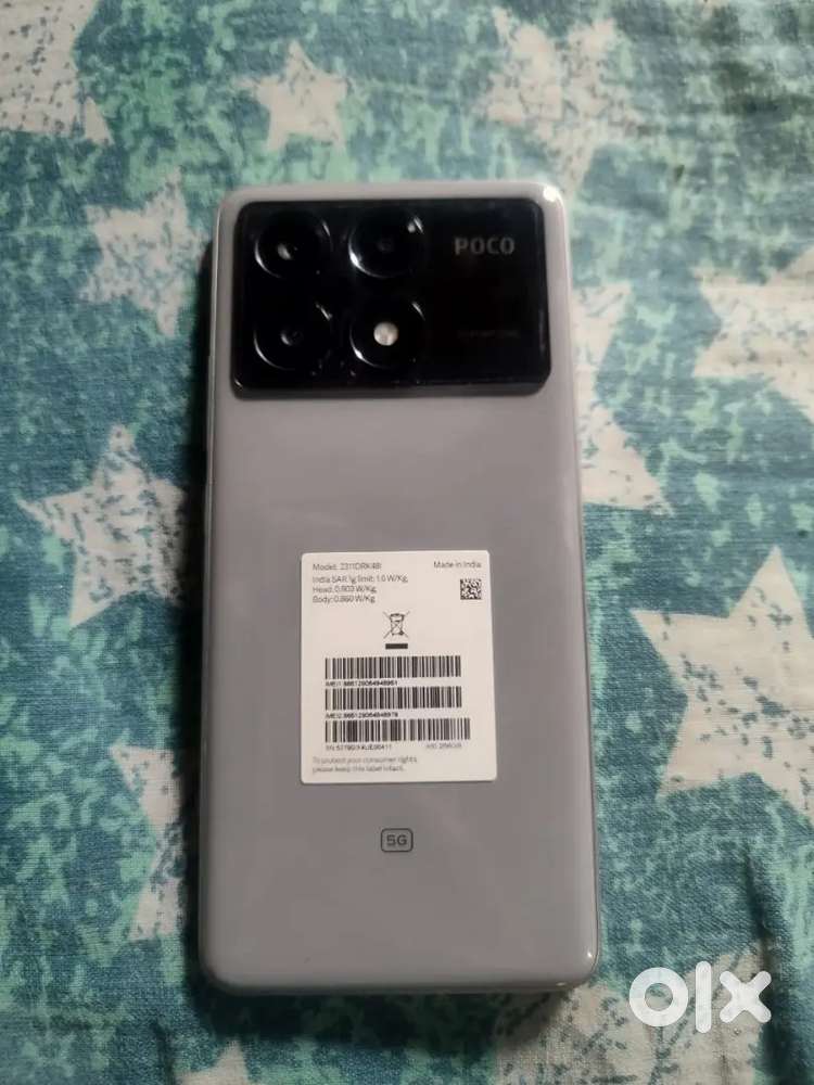 Poco x6 pro 8gb ram 8/256 month brand new look every  conditions good