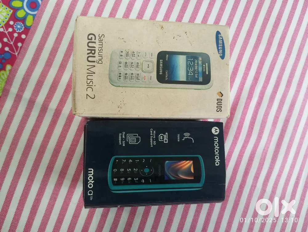 Good condition two phones Samsung and Motorola