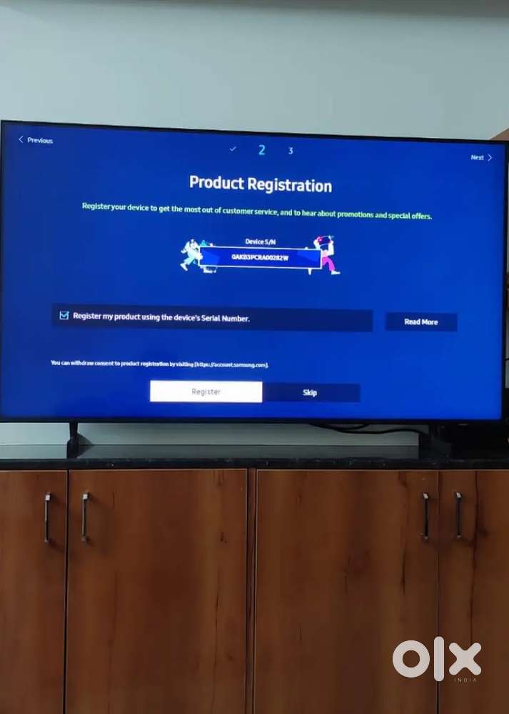 Samsung 55 inch crystal UHD