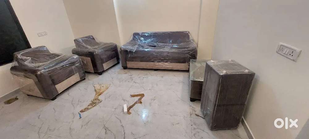 New Design Sofa Set 3+1+1 , Slinding door Almirah , BED