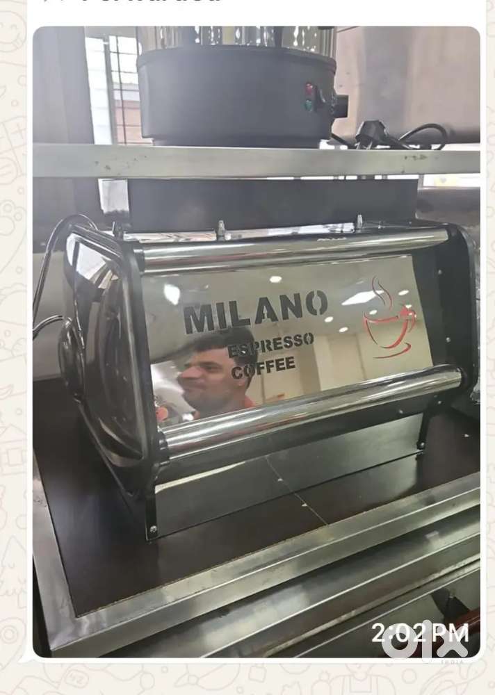 A commercial coffee machine