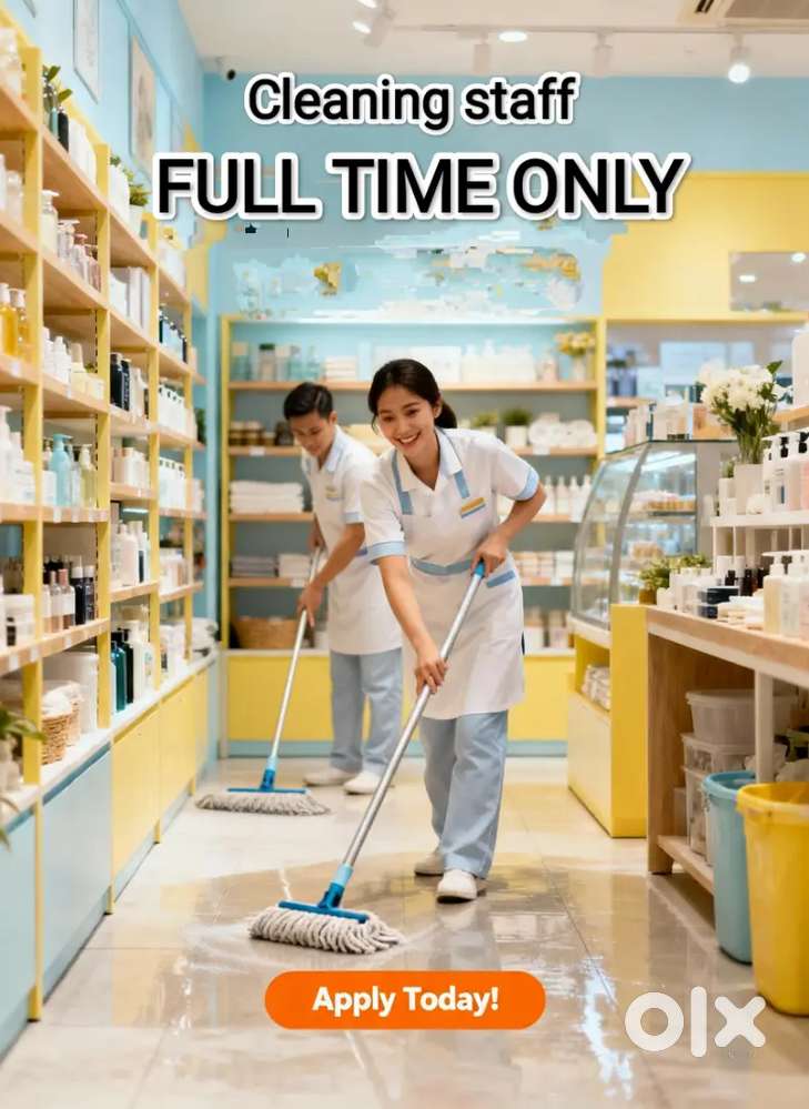 Cleaning staff, Sales staff
