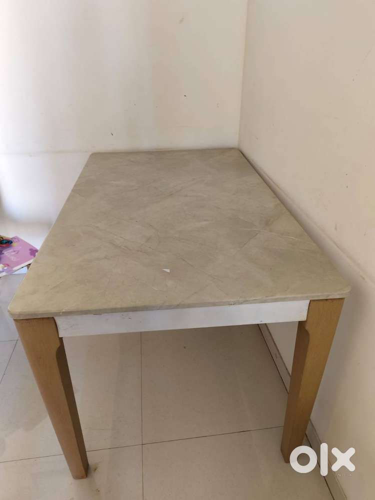Table with marble top