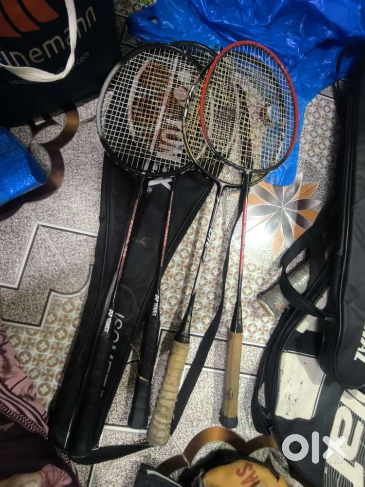 Yonex Badminton Rackets Combo – Good Condition with Cover