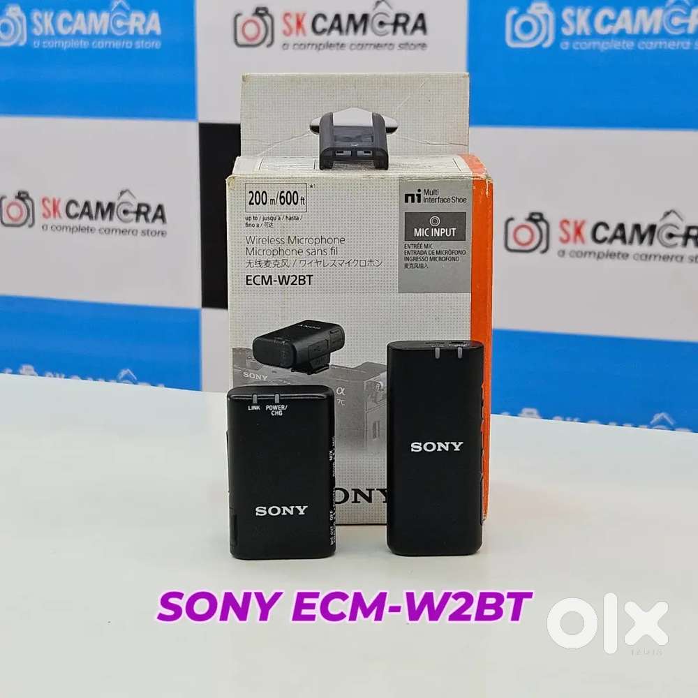 Sony ECM-W2BT Wireless Mic System Stable Connection & Pro Audio  SK15