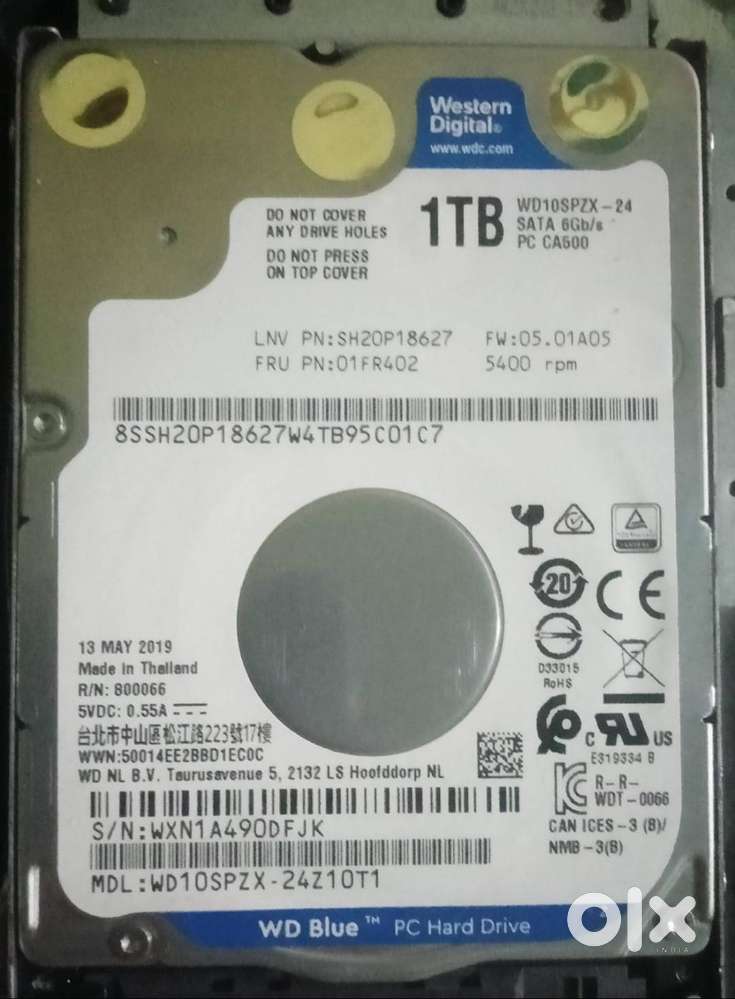 WD BLUE 1 TB 2.5 inch Hard Disk Drive