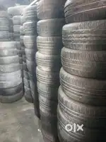 Old car  tyres and alloys