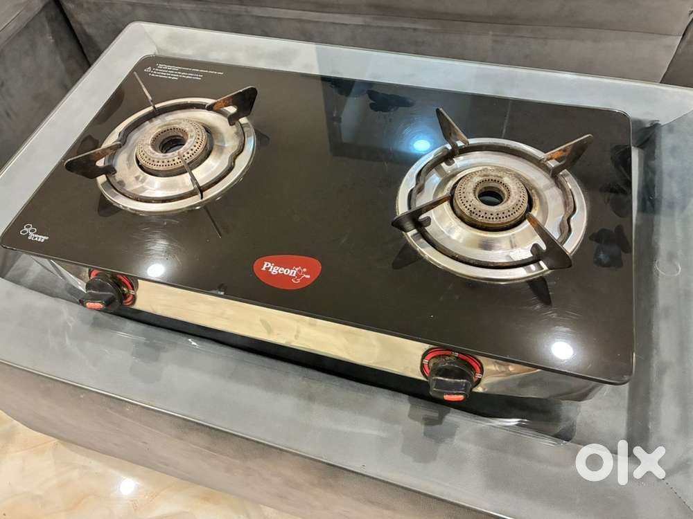 Prestige glass top stove with 2 burners