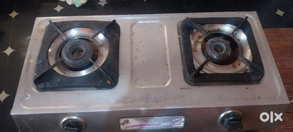 Gas stove two burners