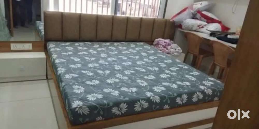 Today big sale buy new double bed withbox 7490/- EMI available