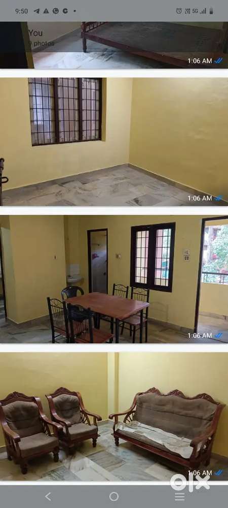 3 BHK PARTIALLY FURNISHED APARTMENT RENT AT KAKKANAD NGO QUARTERS NEAR