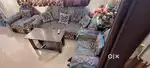 5 Seater Premium Sofa with wooden Table.