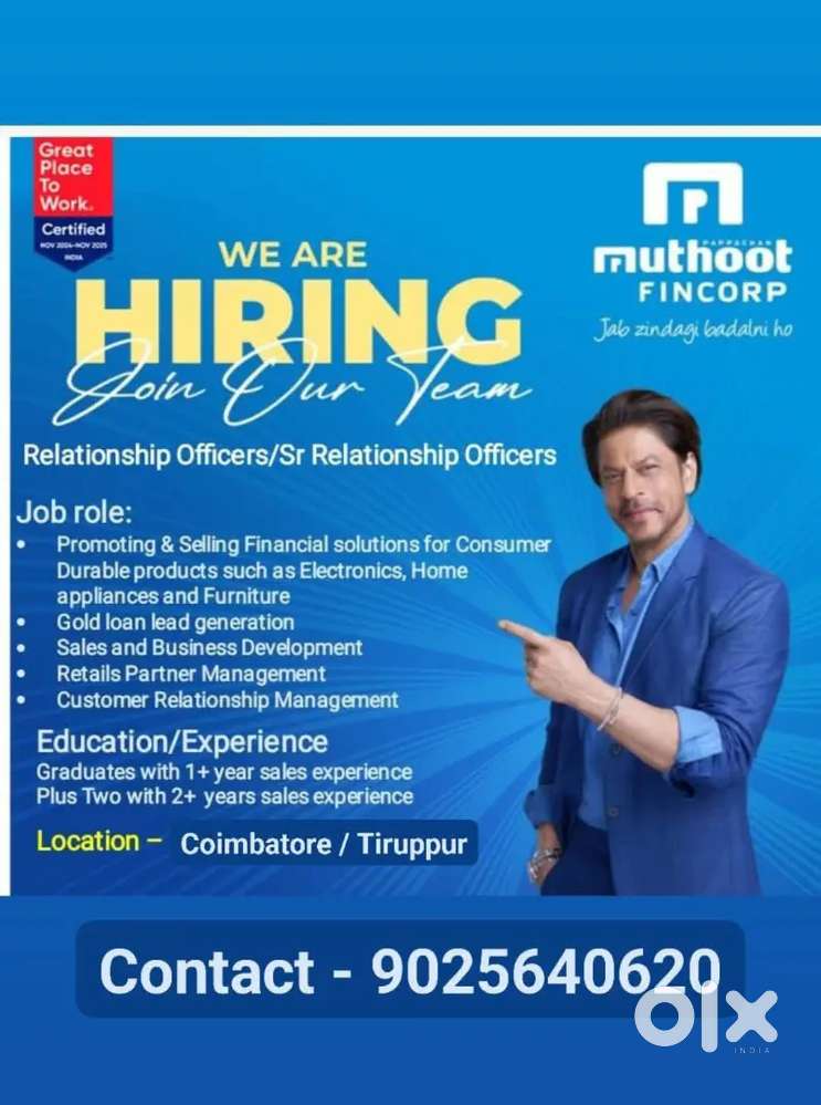 Age 18 - 30 Experience/Freshers also applicable