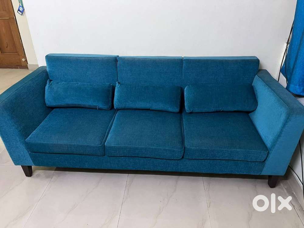 Wakefit 3-Seater Sofa  Malibu Green  Excellent Condition