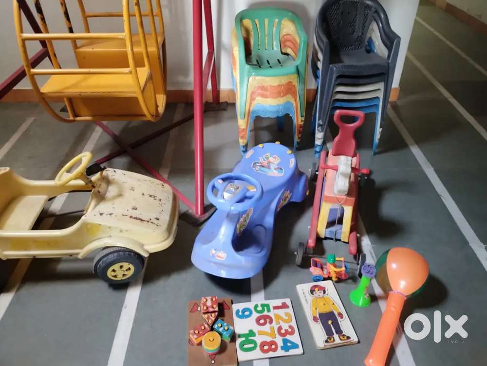 Children Cars, chair , toys puzzle tent house