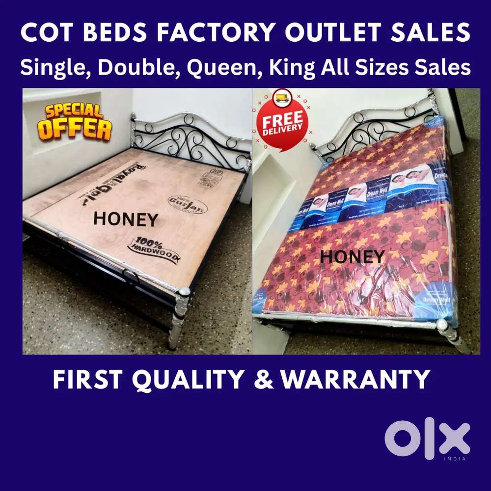 Festival Sales - Steel Cot Bed Mattresses Sales / Beautiful design sal
