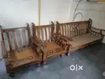 Wooden Sofa Set 3+1+1