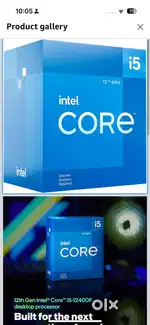 Intel i5-12400th gen computer desktop processor