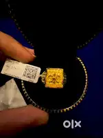 Luxury 18k gold gents ring
