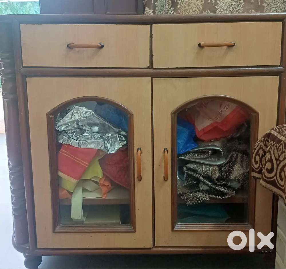 Wooden storage cabinet