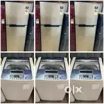 WASHING MACHINE Top load n FRONT load & FRIDGES singledoor/Doubledoor