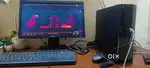 Computer acer and cpu dell and keyboard and mouse