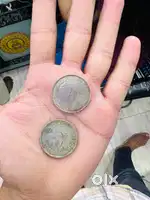 Old coins king george and queen victoria