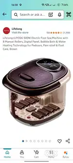 Electric foot spa machine