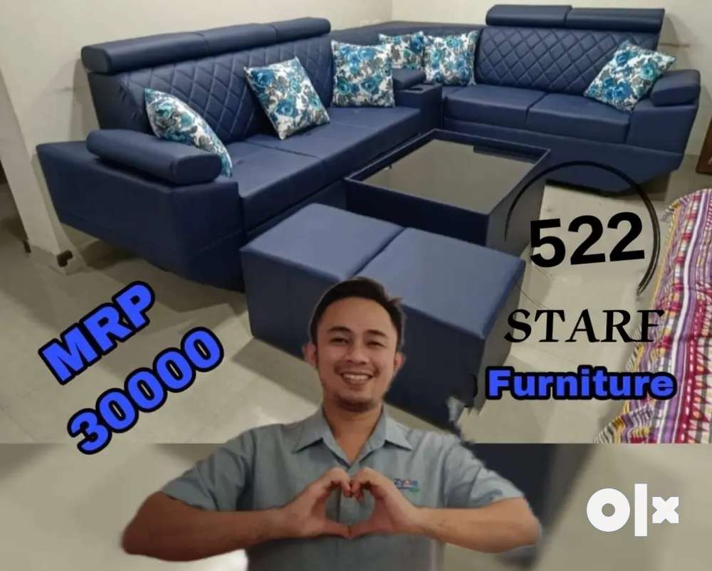 Quality assure starf furniture 6seater sofa set